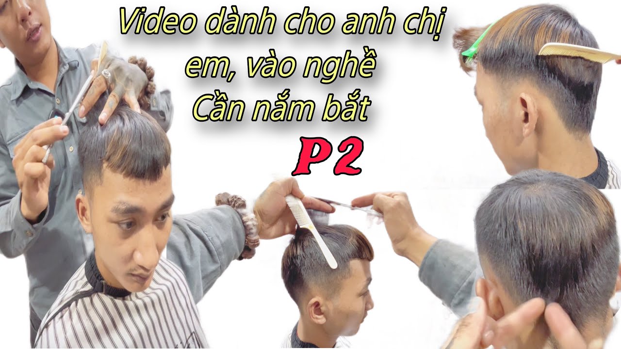 P2) Hướng dẫn, lấy khung side cao thấp,liên kết gáy chuẩn + bài cắt Top nhanh mẫu armani..
