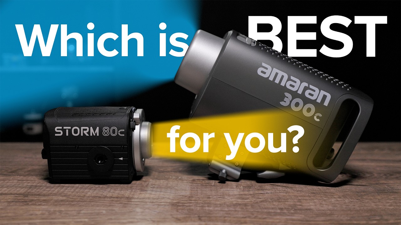 Aputure Storm 80c vs. Amaran 300c | Which Light is Best for YOU?