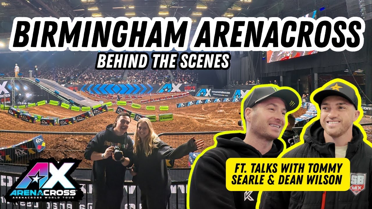 Birmingham AX Up Close | Racing, Crashes & Talks with Tommy Searle & Dean Wilson - MotoVlog 50