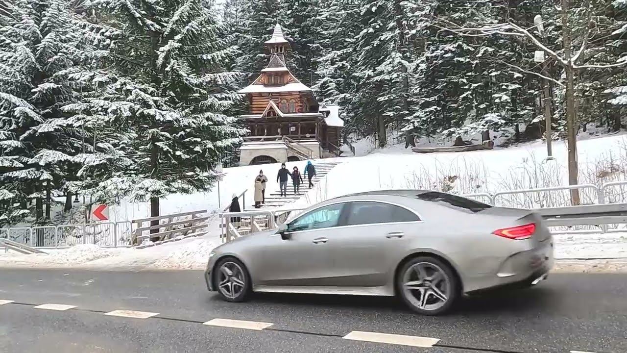 Zakopane - cała droga z Olczy na Jaszczurówkę