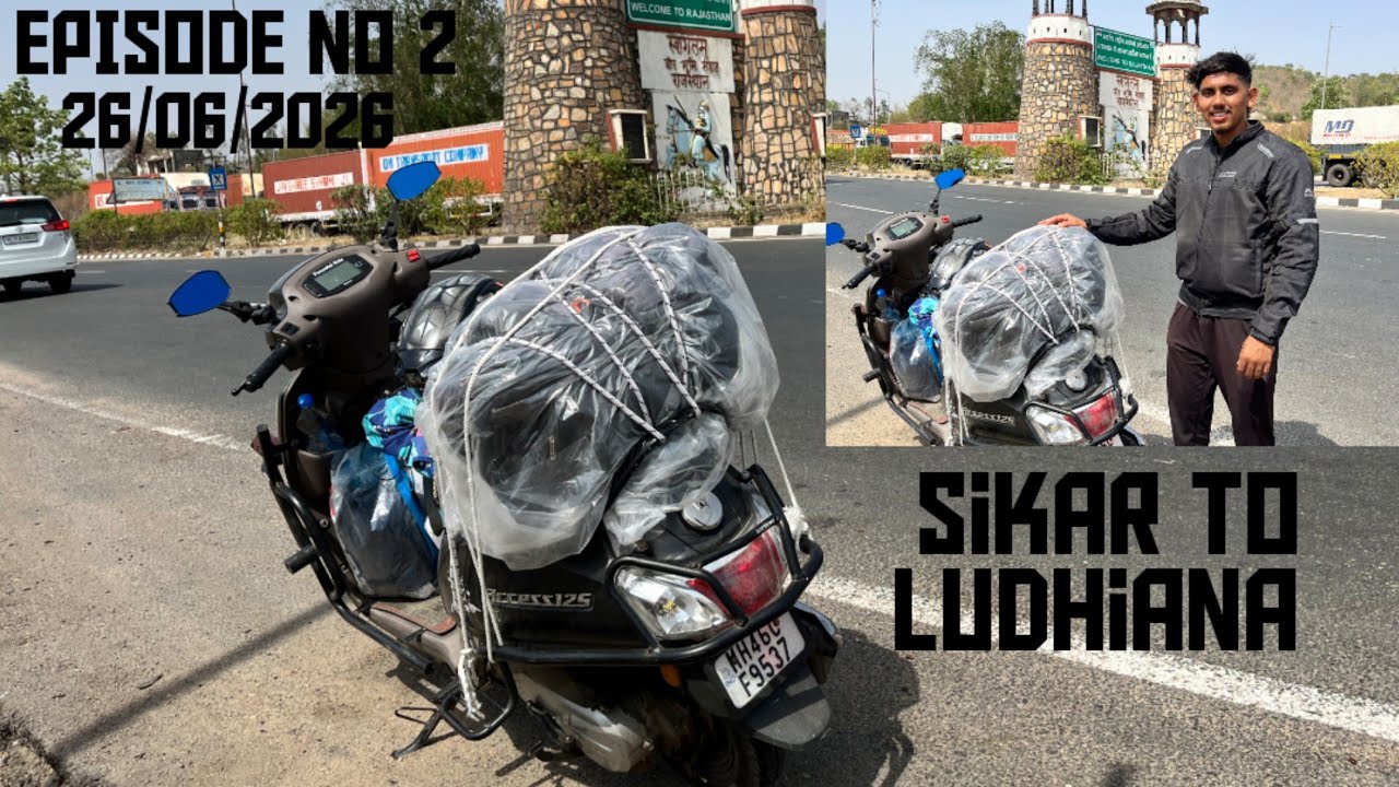 Mumbai To Ladak Journey 🕊️ Episode No. 2 Modasa To Sikkar Journey 597 Km In 1 Day #ladakh 24/05/2026