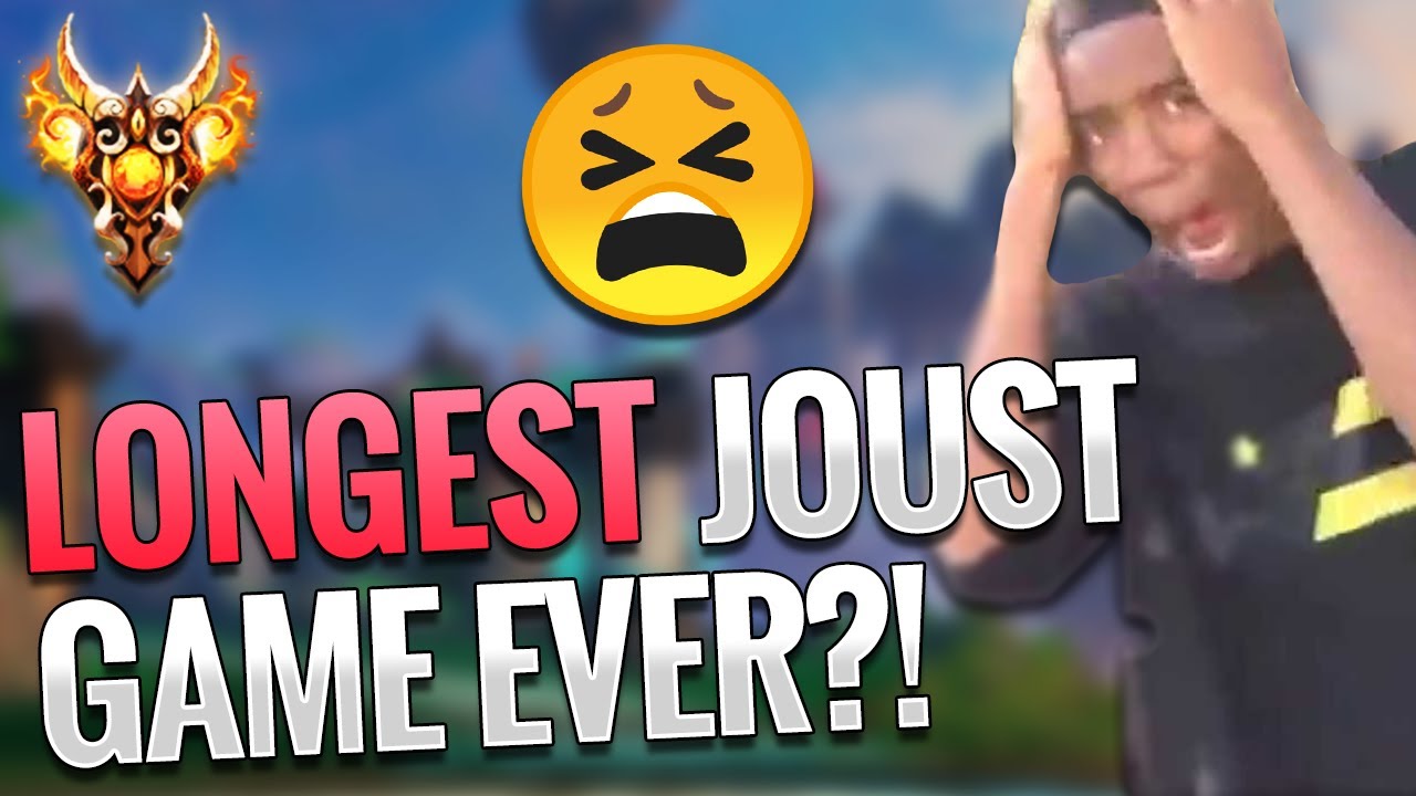 LONGEST GM RANKED JOUST GAME EVER (INTENSE)- SMITE