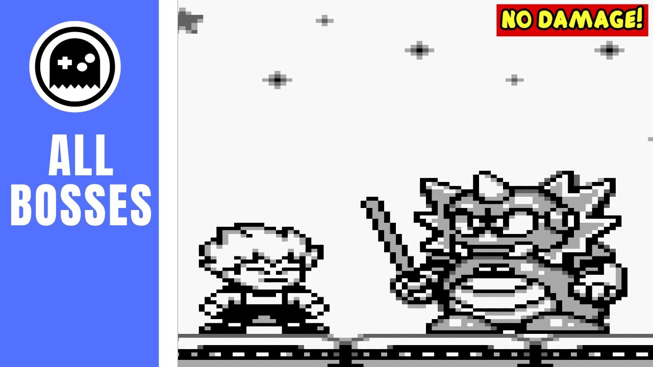 Kid Dracula (GB) - All Bosses - (No Damage)
