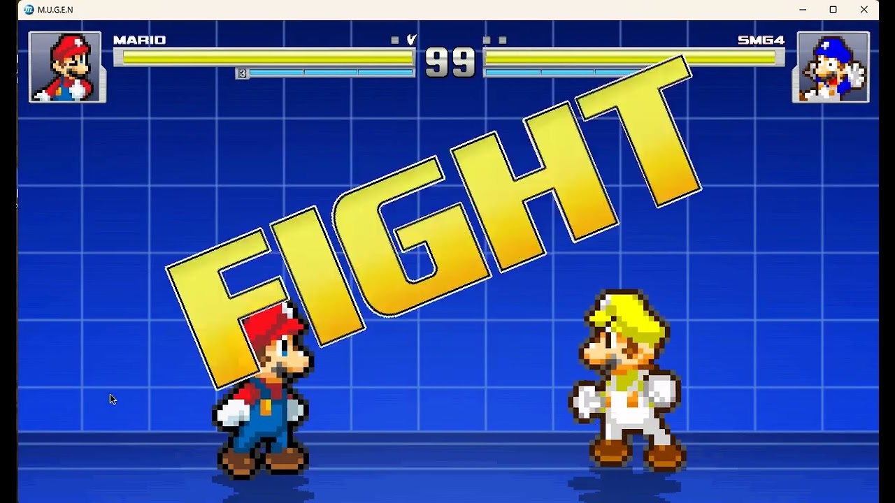 (Mugen) Super Better Mario Vs Smg4