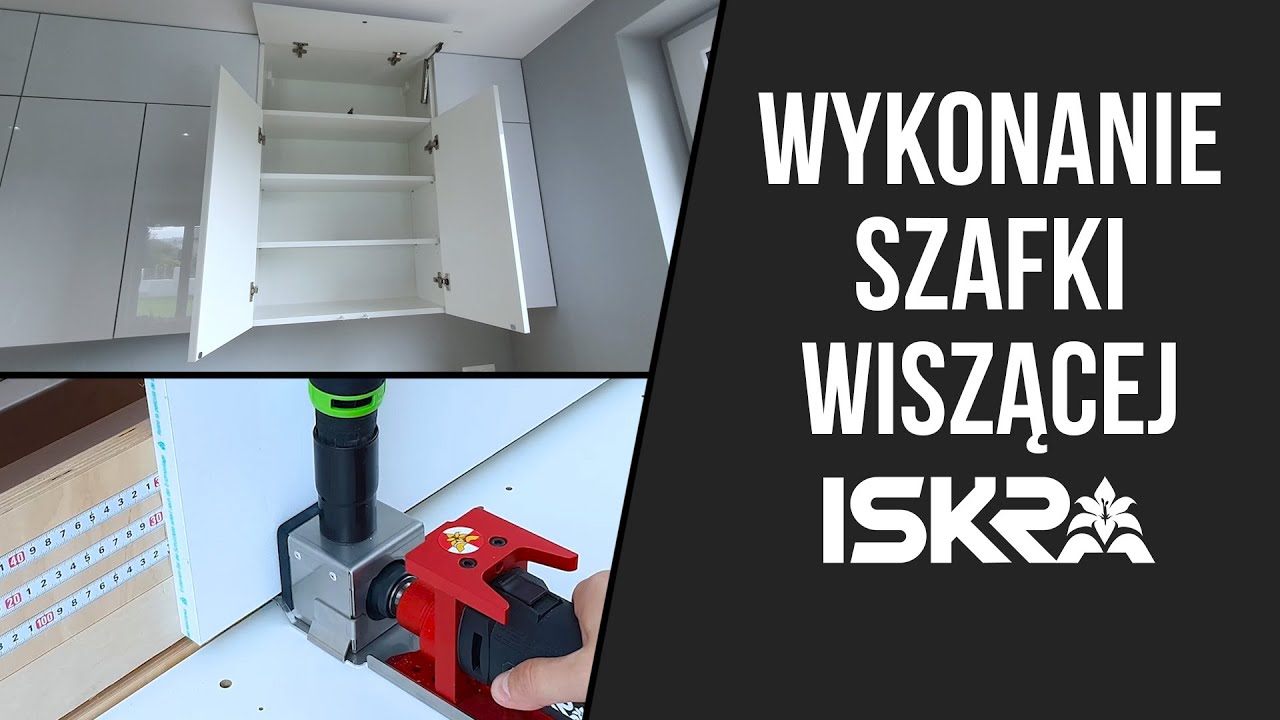 Niestandardowa szafka wisząca - wiertarka Iskra