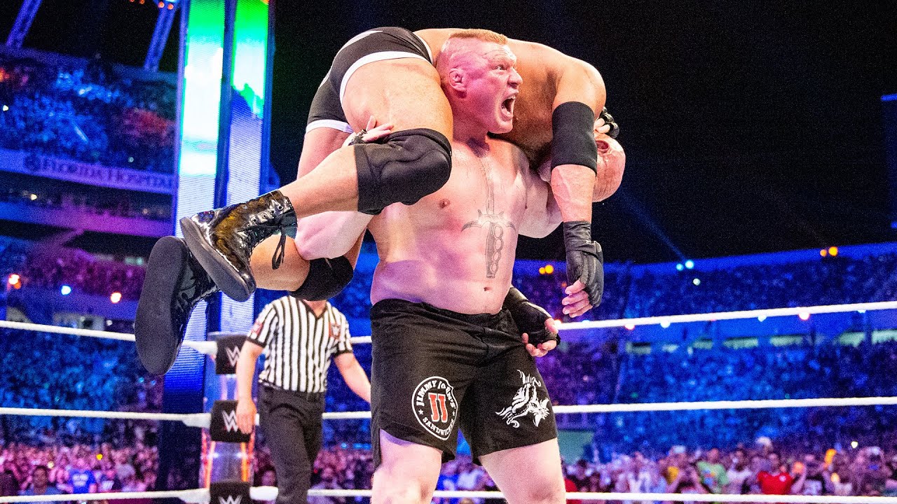 The best of Brock Lesnar at WrestleMania
