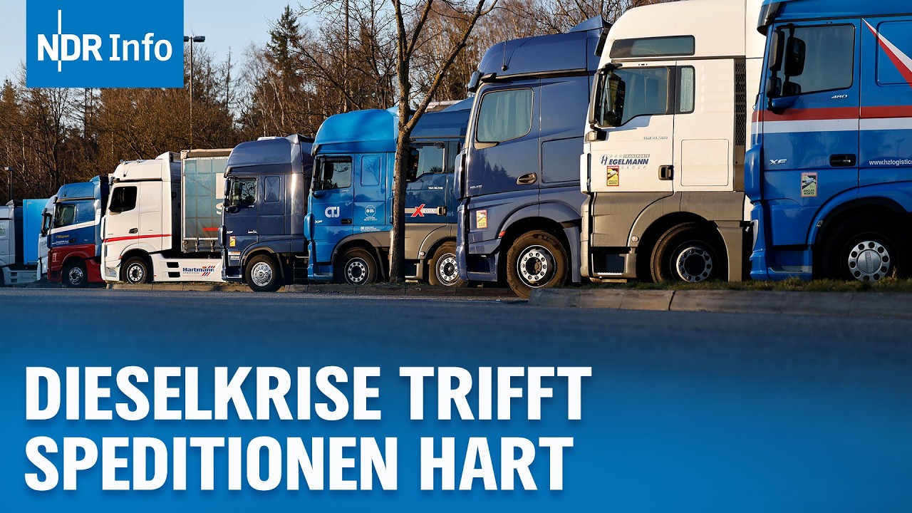 Iran-Krieg und der Spritschock: Speditionen kämpfen mit Energiekrise – Hoffnung E-Lkw? | NDR Info