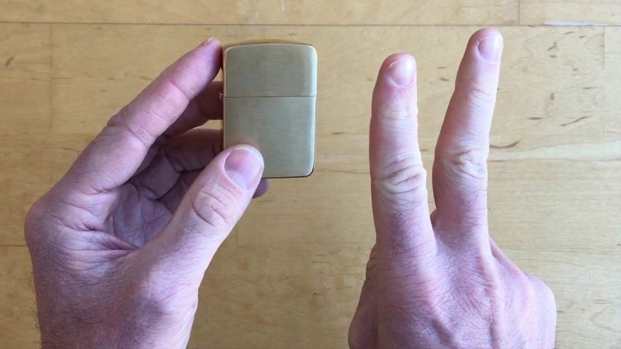 A Second Look: Zippo Lighter with Thunderbird Butane Insert