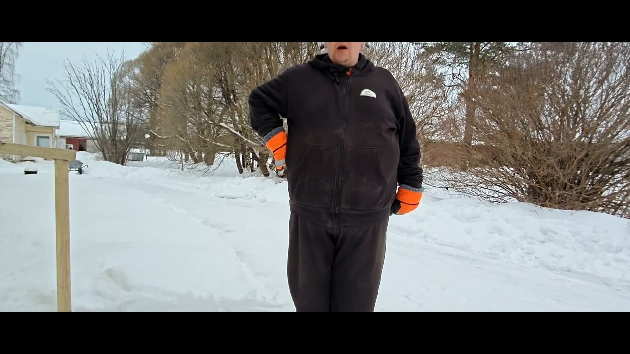 Arin päivän lumen kolaus 04.03.26