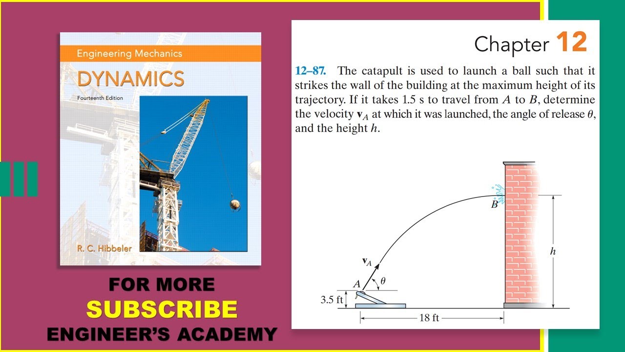 12-87 | Engineering Dynamics Hibbeler 14th Edition | Engineers Academy