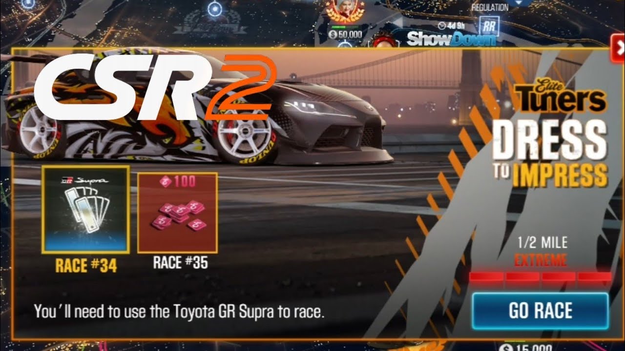CSR RACING 2:concluding the event Tuners dress to impress