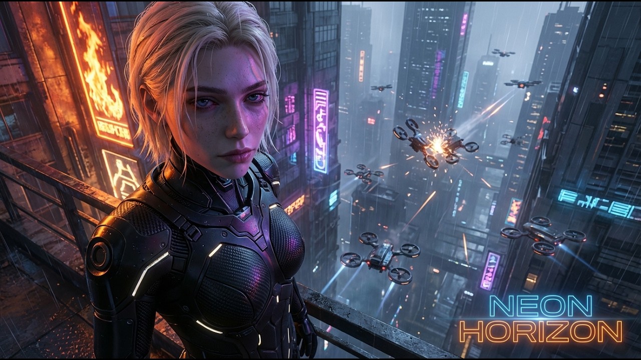 Lyra Kade in NEON HORIZON