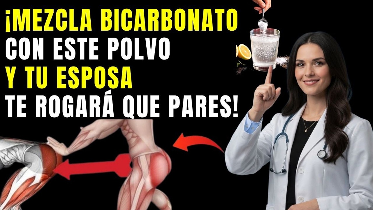 ¡NUNCA uses Bicarbonato solo! ¡Mézclalo con ESTE polvo para una Explosión Vascular