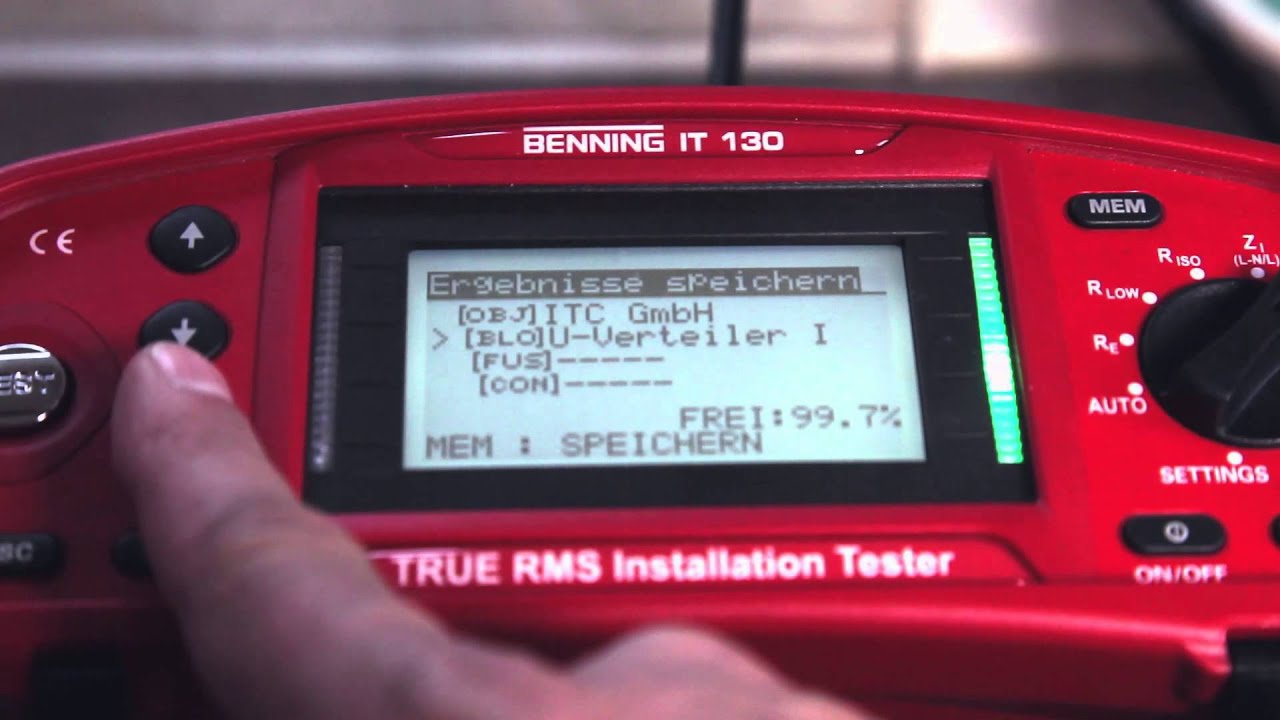 BENNING IT 130 - TRMS-Installationsprüfgerät