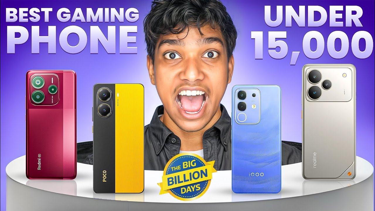 🔥 Best Gaming Phones Under ₹15,000 &ndash; Flipkart Big Billion Days 2025 Deals & Discounts 🔥