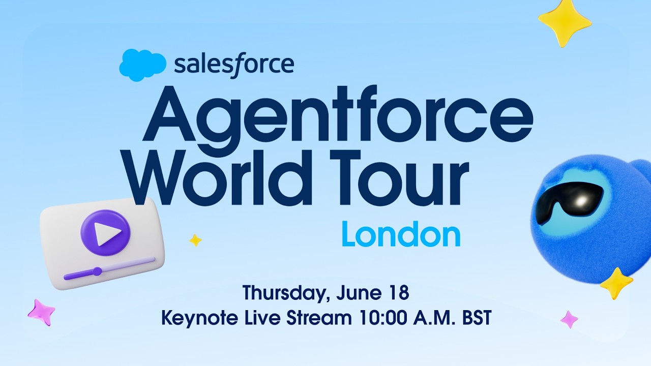Выступление на Agentforce World Tour в Лондоне: добро пожаловать в эпоху агентных предприятий