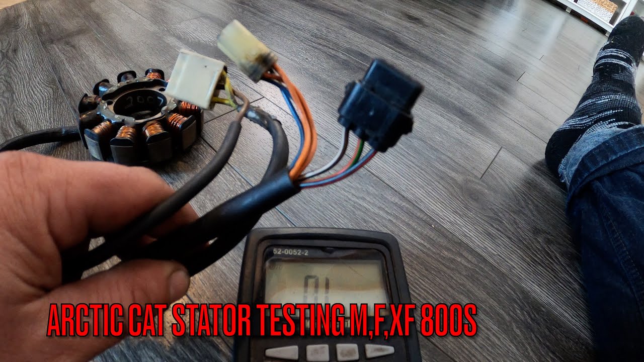 Stator Test Arctic Cat 2010-2017 M, F, XF Crossfire 800 Timing Sensor and Ignition Coil Test