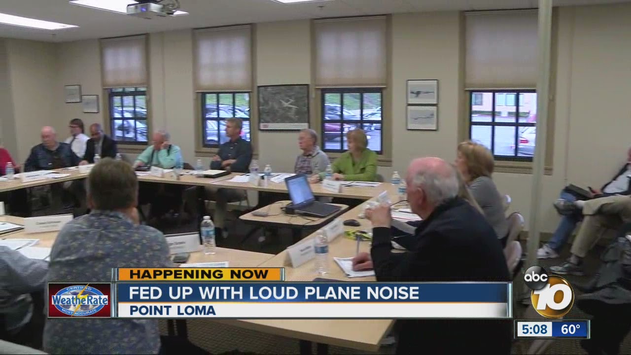 Fed up with loud plane noise