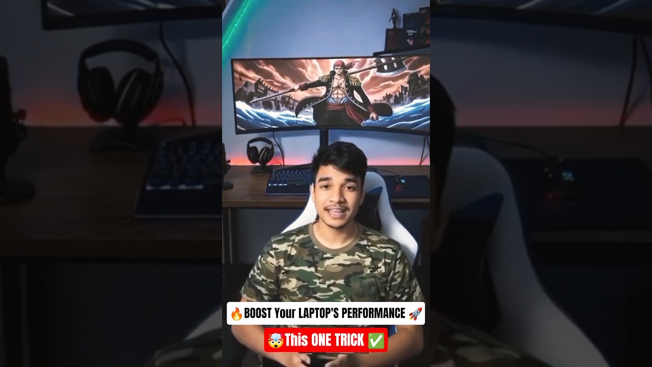 BOOST Your LAPTOP'S PERFORMANCE🚀 with This ONE TRICK!"🤯✅ 