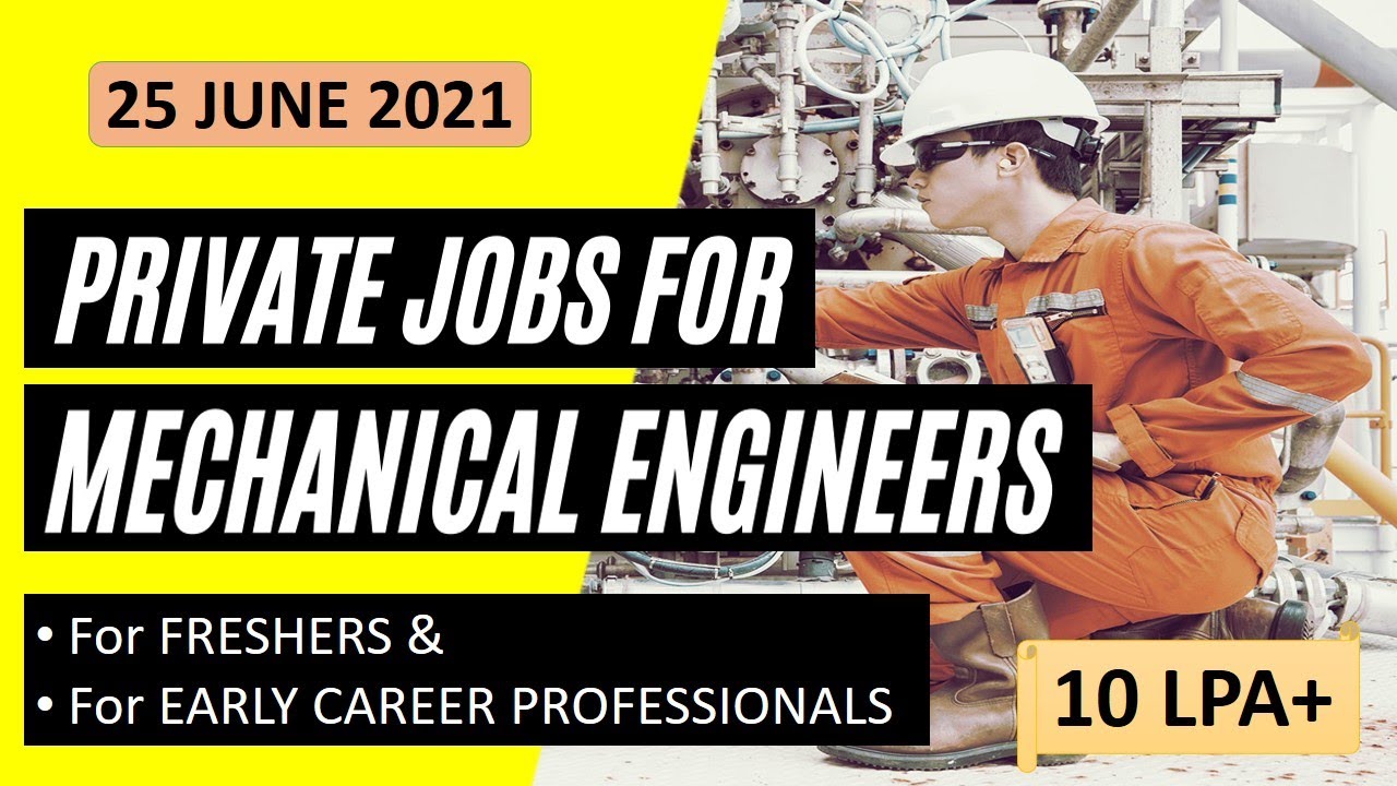 Mechanical engineering jobs | FRESHERS JOB | 25.6.2021| For 1-2 year experienced | EARLY CAREER |MNC