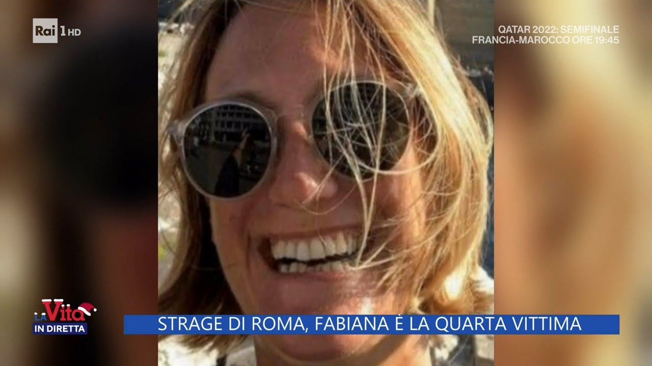 Strage di Roma, Fabiana è la quarta vittima - La vita in diretta - 14/12/2022