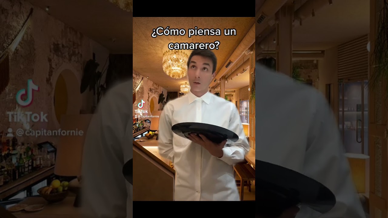 &iquest;C&oacute;mo piensan los camareros? #shorts #humor #camarero #restaurante