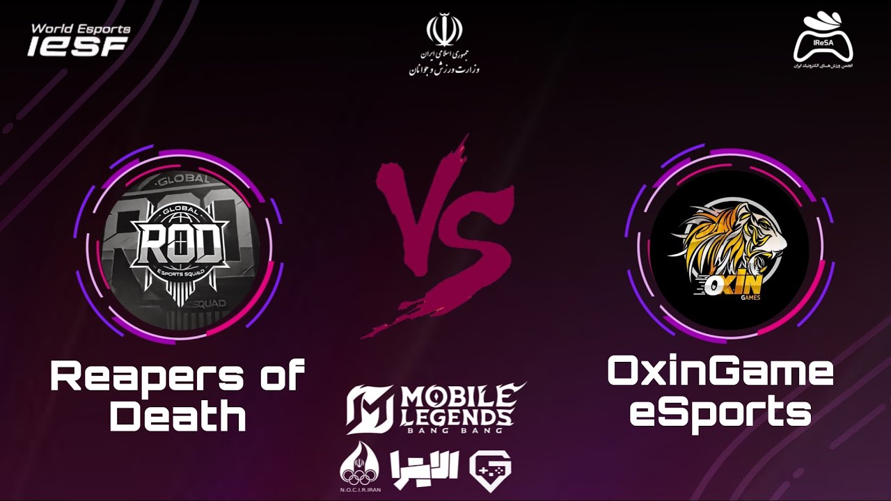 گرند فینال مسابقات انتخابی تیم ملی موبایل لجند Oxin Gmae Esports VS Reapers of Death