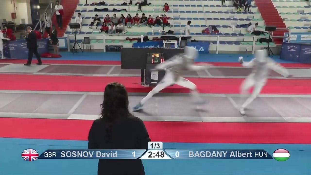 European Championships 2024 JMF - L32 - David Sosnov GBR v Albert Bagdany HUN