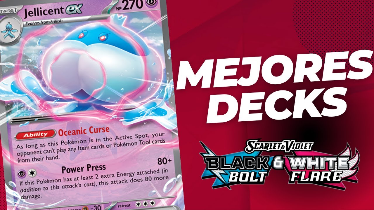 ¡NO JUEGUES TORNEOS sin ver estos mazos! 🔥 [Black Bolt / White Flare]