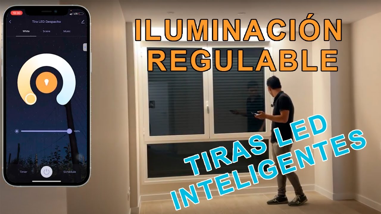 Domótica ILUMINACIÓN INTELIGENTE | tiras led, luces regulables, sensores de presencia