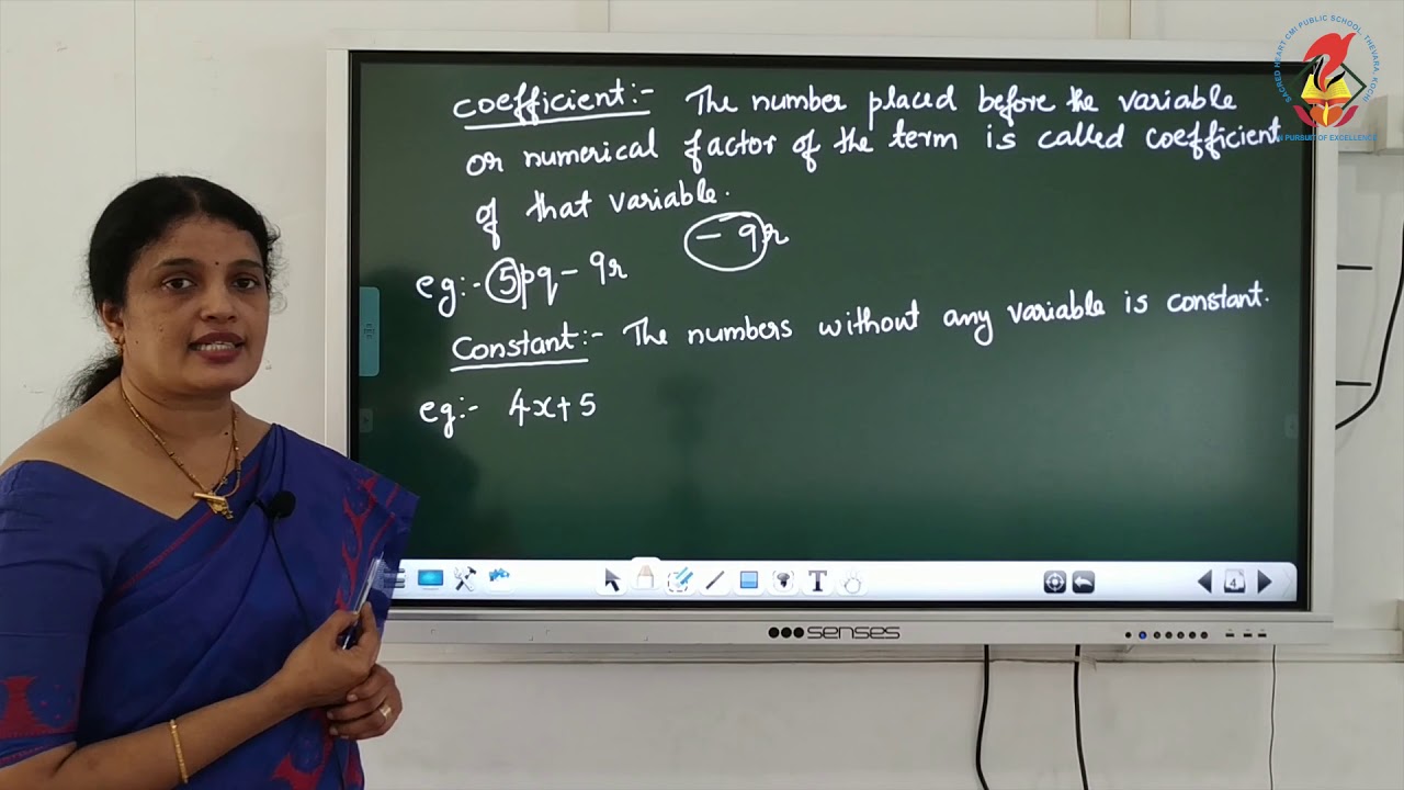 Maths08   Chapter 09   Algebraic Expressions and Identities   Video 01   Introduction