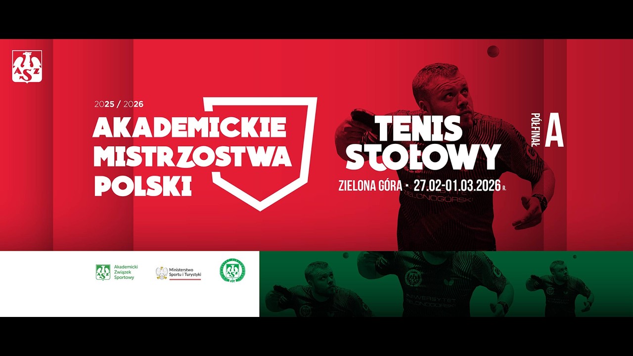 AMP w tenisie stołowym | PF A | Zielona Góra | 01.03.2026 | stoły 3, 6, 8