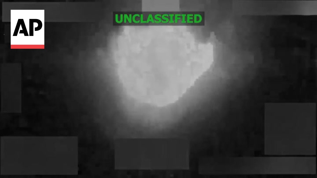 US military releases video of deadly strike on alleged drug boat in Eastern Pacific
