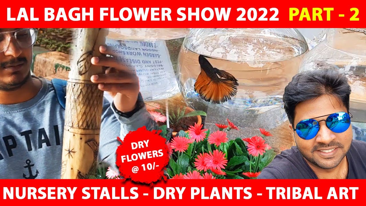 Lal Bagh Flower Show 2022 - Part 2  Gardening Stalls