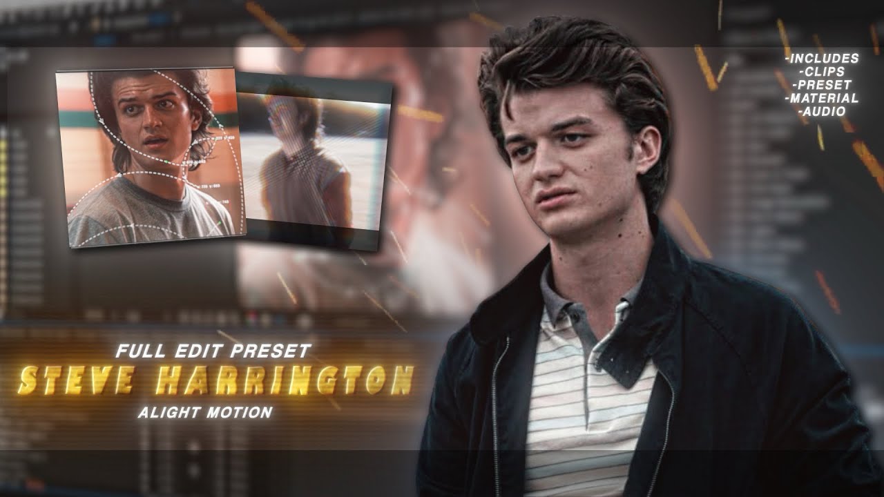 Steve Harrington Full Edit Preset Made In Alight Motion(+PRESET)