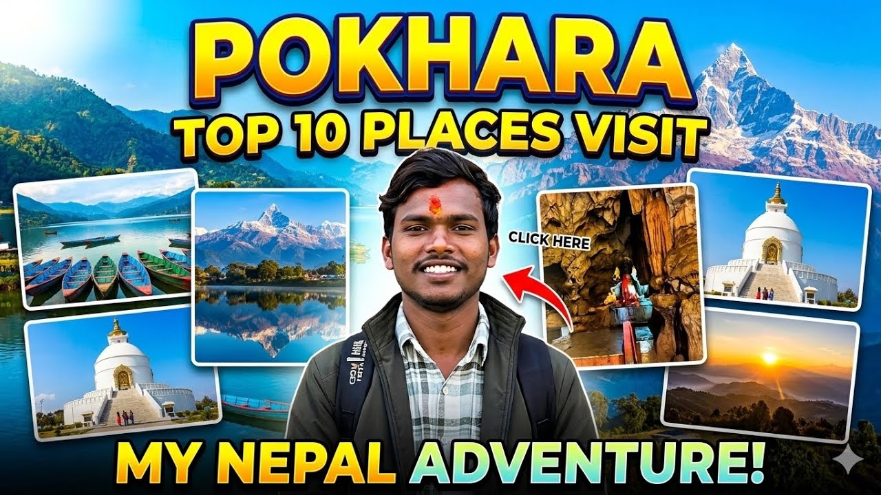 Pokhara Top 10 Places 😍 | Doston Ke Saath Best Budget Trip 🇳🇵