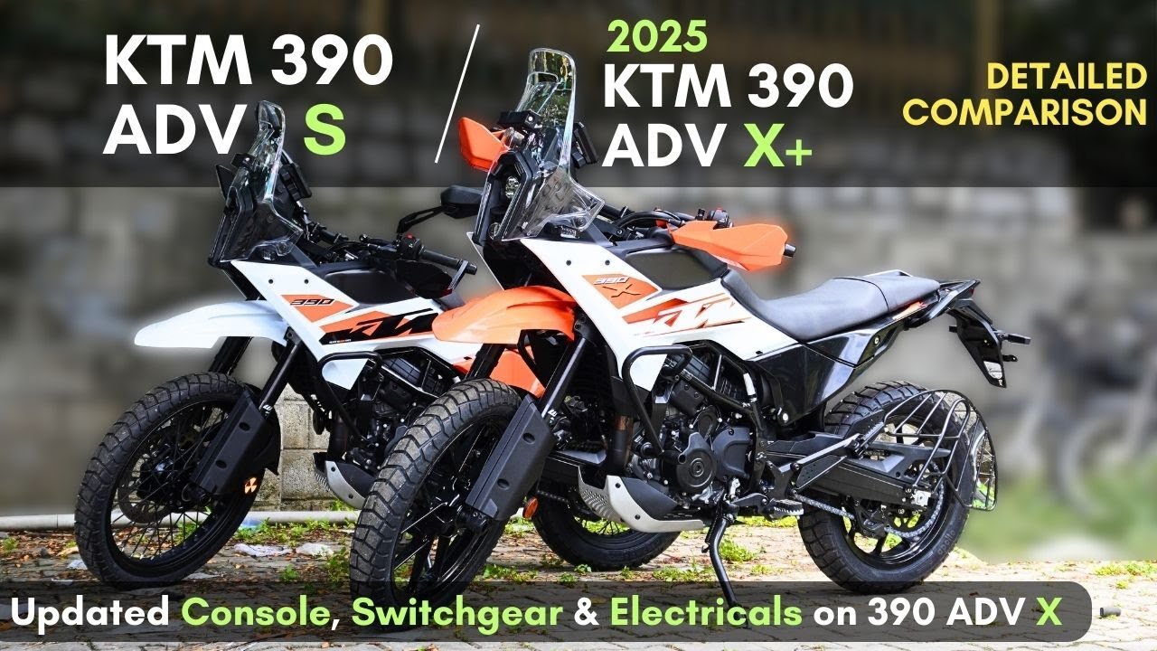 KTM 390 Adventure X Plus vs 390 Adventure S 🤔 What's different 🧐 New Updates & Features | Review