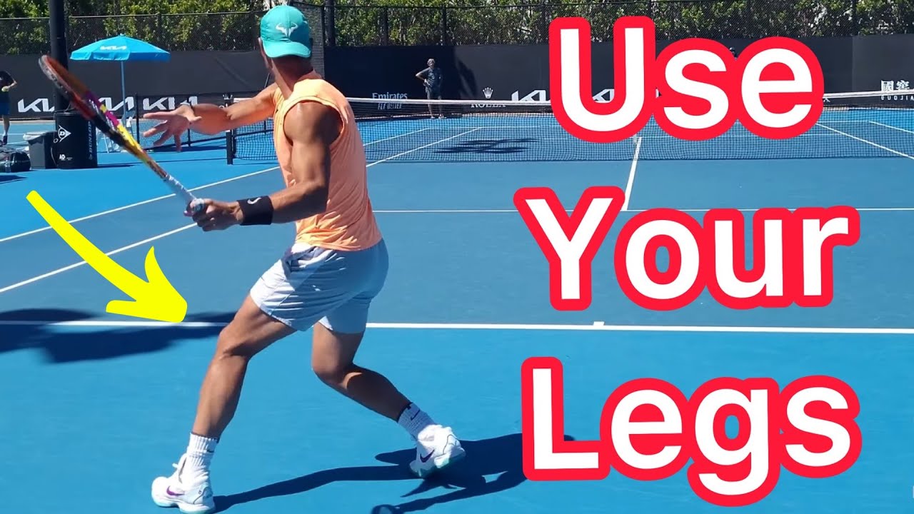 How To Use Your Legs (Forehand And Backhand Tennis Technique Explained)