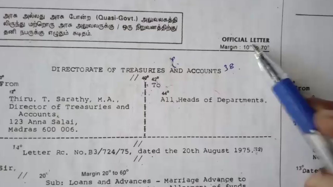 Typewriting English Senior Official Letter | 2ndpaper