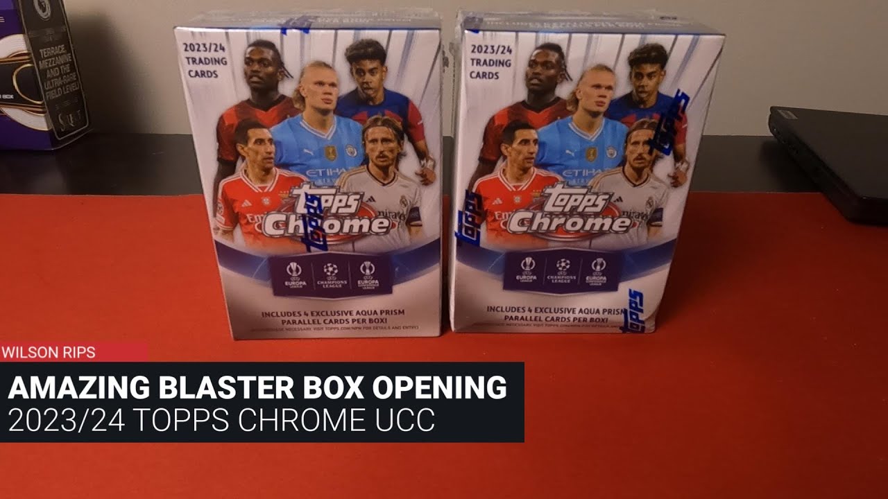 AMAZING RETAIL PULLS - 2023/24 Topps Chrome UCC Blaster Box Opening