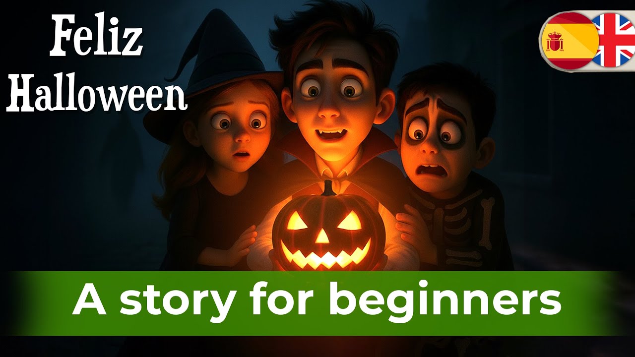 LEARN SPANISH with Simple Story for beginners (A1-A2) &ndash; Happy Halloween