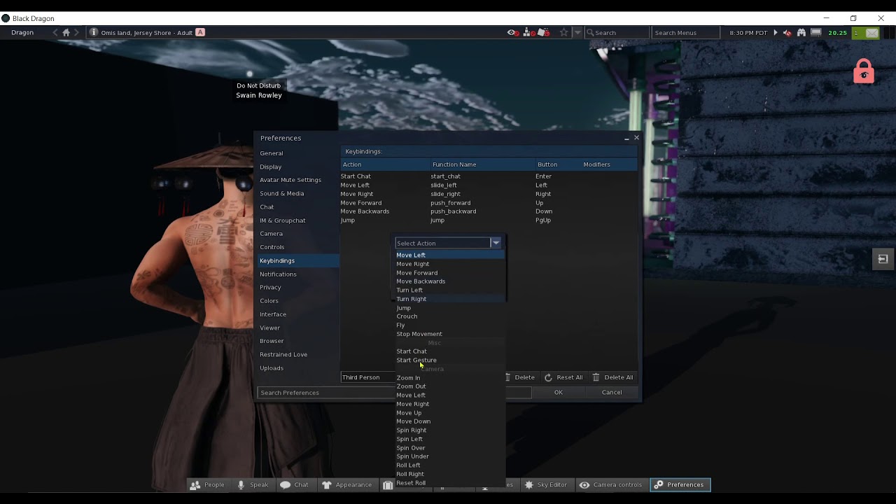 Getting Started in Black Dragon Viewer (Second Life)