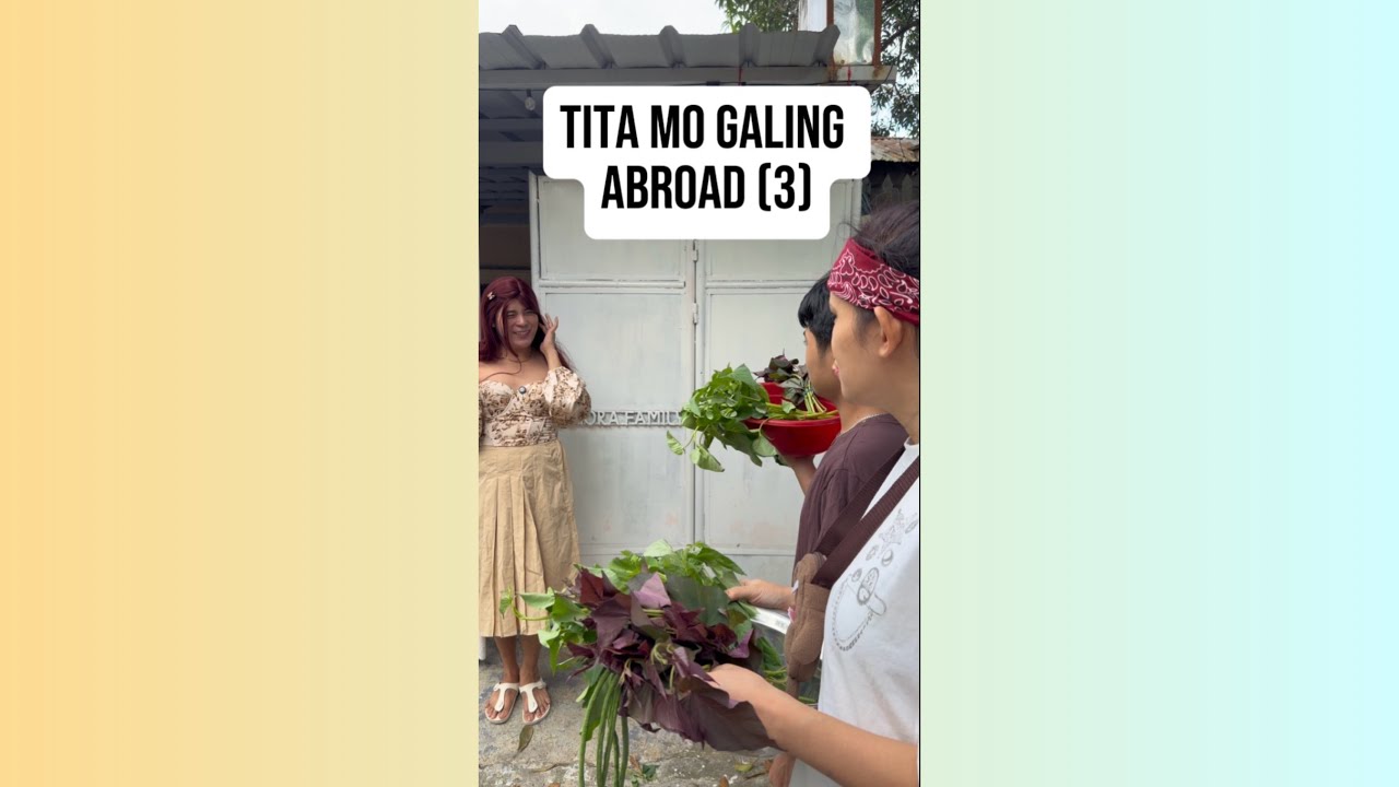 TITA MO GALING ABROAD ( PART 3 ) 🥺🥺🥺 #princesszamora #jomariezamora #drama #trendingvideo #mima 