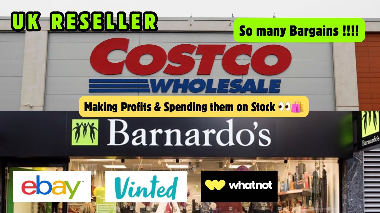 Making profits from charity shops and picking up bargains from Costco - UK EBay & Vinted reseller