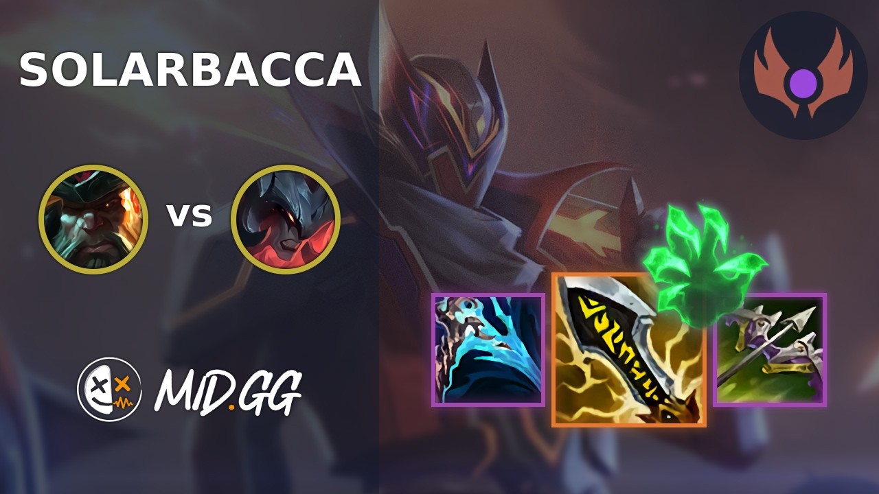 MID.GG: [ solarbacca ] Gangplank TOP vs Aatrox | EUW MASTER | LOL Season 2026