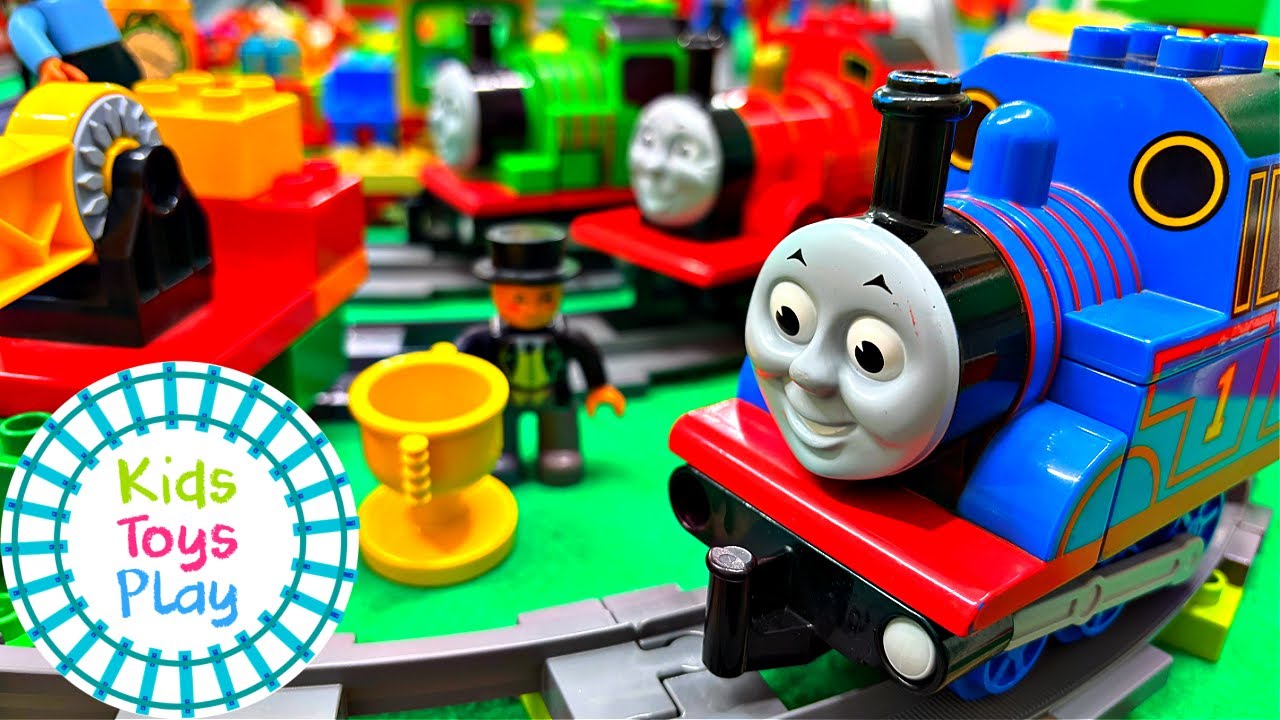 Построим самую безумную железнодорожную линию Duplo!