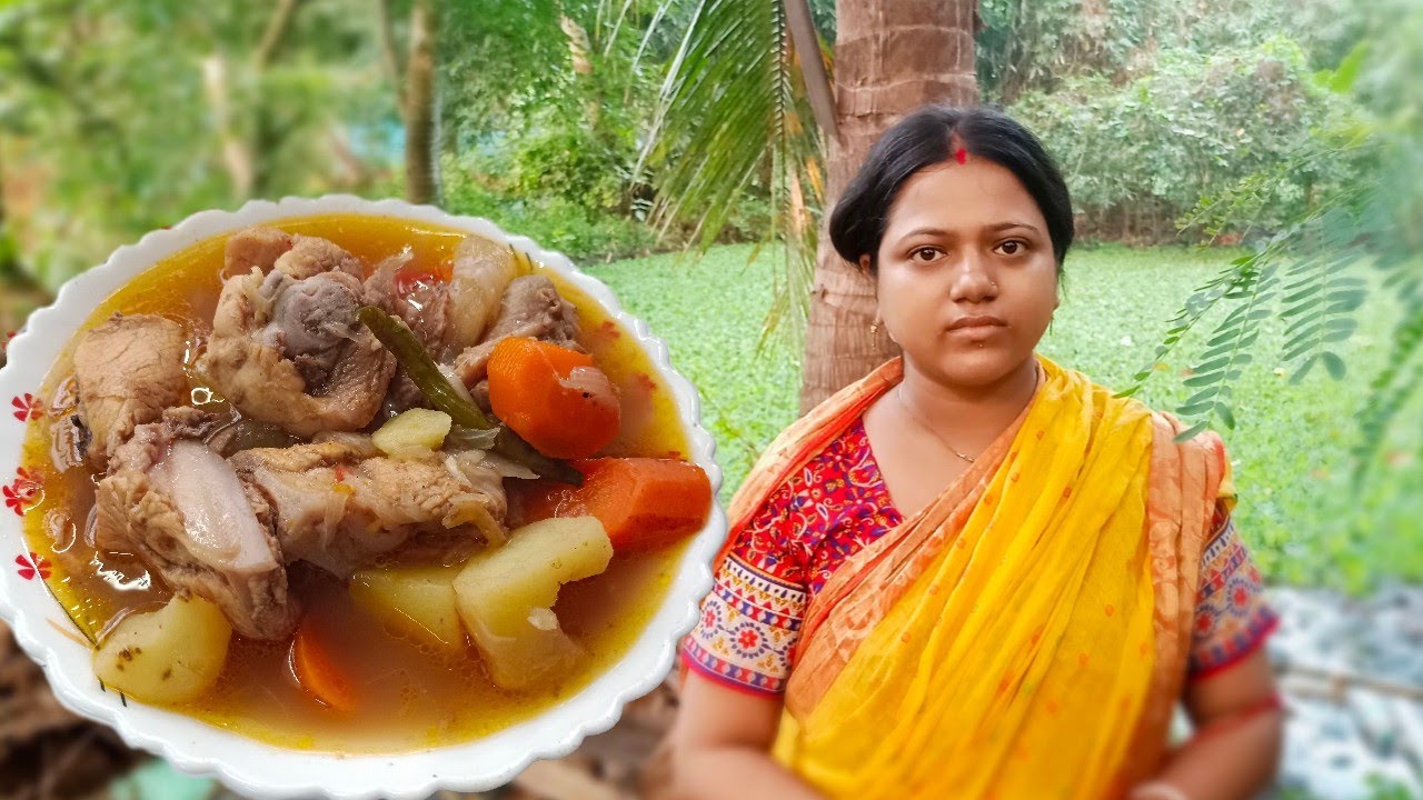  ঘরোয়া পদ্ধতি ব্যবহার করে সুস্বাদু ও স্বাস্থ্যকর চিকেন স্ট্যু রেসিপি || Chicken Stew Recipe ||