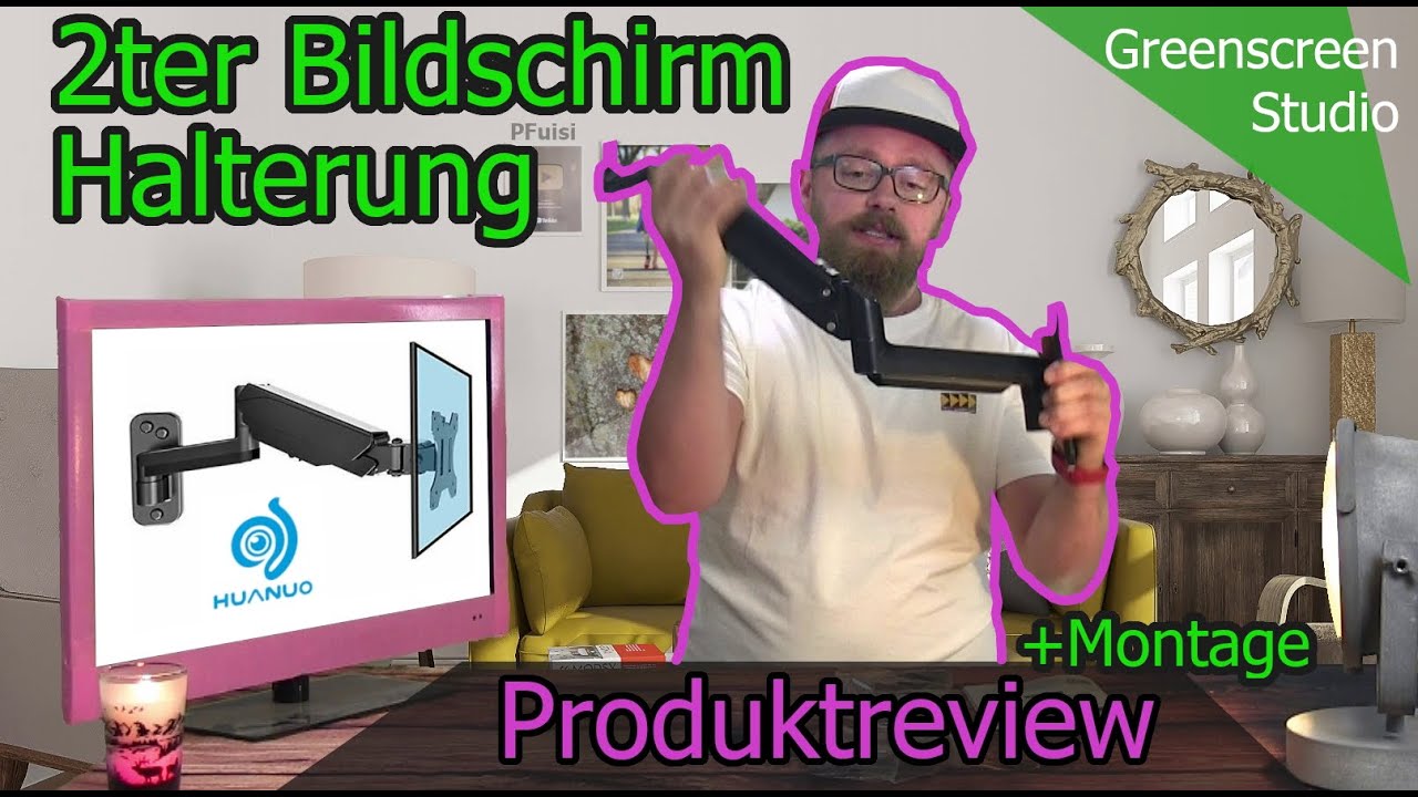 HUANUO: Halterung schwenkbarer Monitor Arm, Aufbau, Unboxing, Review: Warum ist fokussieren wichtig?