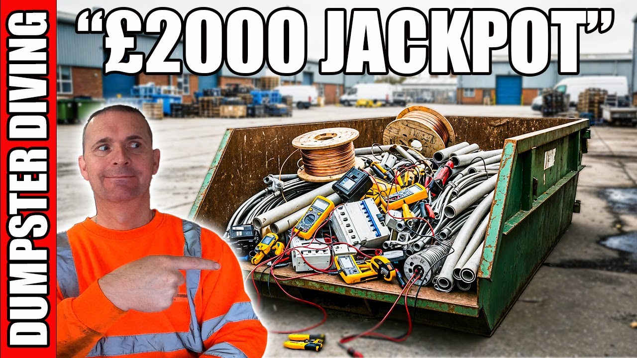 🌟 MEGA Dumpster Diving Haul Worth Thousands! UK Industrial Estates Finds 🤑