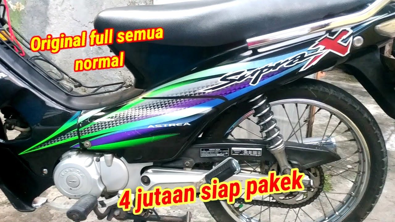 Dijual motor supra x 2002 istimewa original lengkap mati tinggal pakek